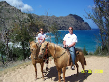 Riding horses in Kauai