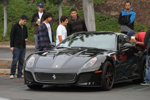We would have missed the first Ferrari 599 GTO to make it to the show