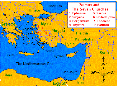 patmos map turkey scripture today showing near