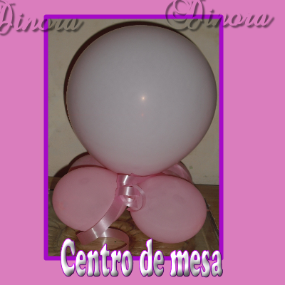 mis pequeñas manualidades: centros de mesa de globos