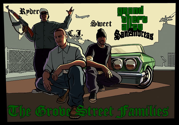 CFATF AND GRAFFITI DESIGNS: San Andreas GTA