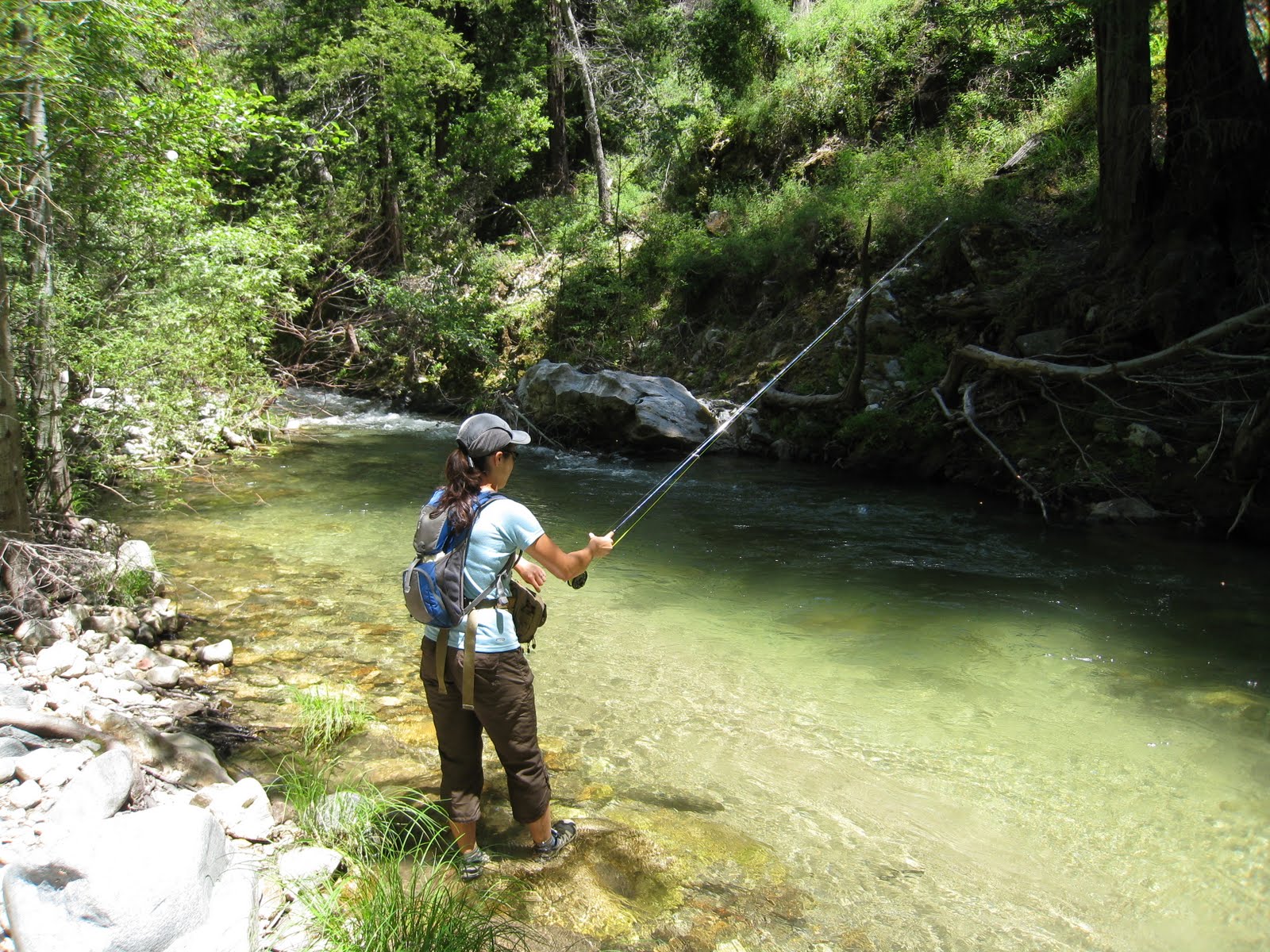 Outside Big Sur and Wild Rainbows