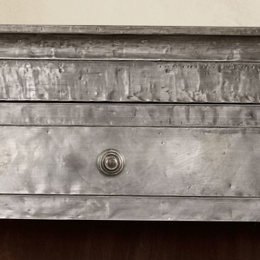 DIY [Restoration Hardware Inspired] Faux Zinc Nightstand