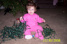 TAYLEE HELPING SET UP CHRISTMAS