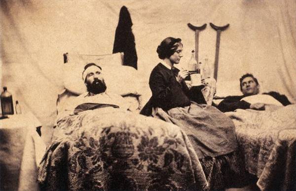 A nurse in the Civil War