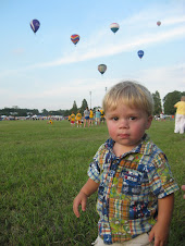 Jacob at the Hot Air Balloon Festival