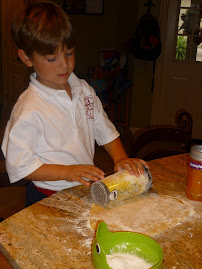 Attempting to Roll Out Cookies without at Rolling Pin