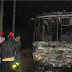 Cartavio, Incendian Bus por no Pagar Cupos