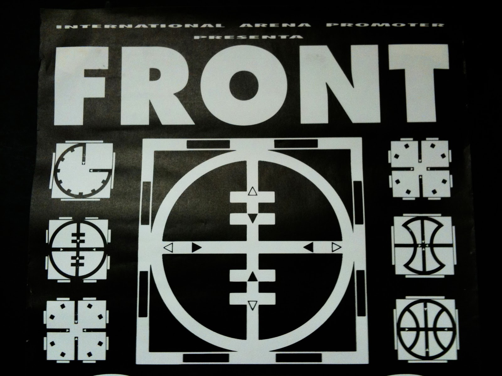 at the front at the front
