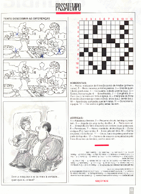 primeira pagina de passatempos