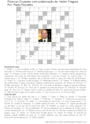 Palavras Cruzadas para imprimir. Helder Fráguas Paulo Freixinho