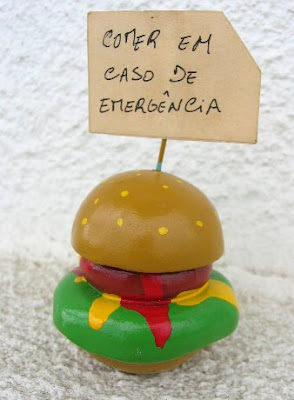 Artesanato: Hambúrguer de barro