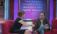 Paulo Freixinho no programa As Tardes da Júlia: Imagem TVI