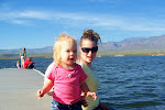 Mommy and Jordynn at Roosevelt Lake