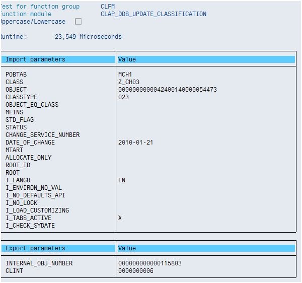 William Wilstroth ABAP Development SAP ECC6.0 Classification of
