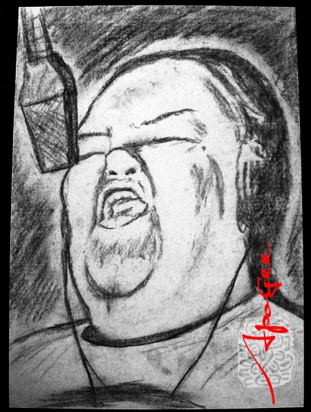 Charcoal on paper