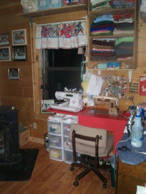 Where it is all made, my sewing room