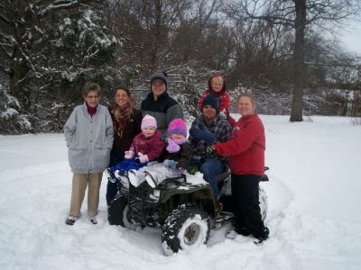 My mom, son & family and niece & nephew