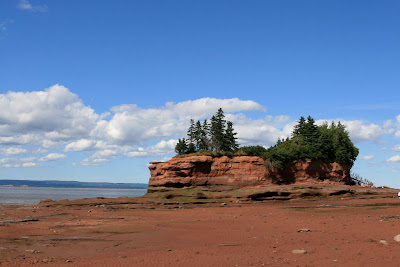 Bay of Fundy cliff