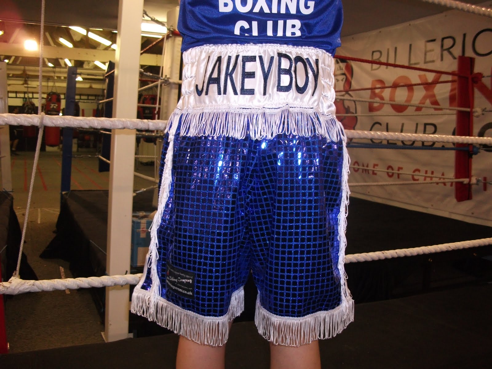 Custom Clothing Company 01268 574679 Jake Spooner Sequin Boxing Shorts