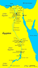 Karte des alten Ägypten