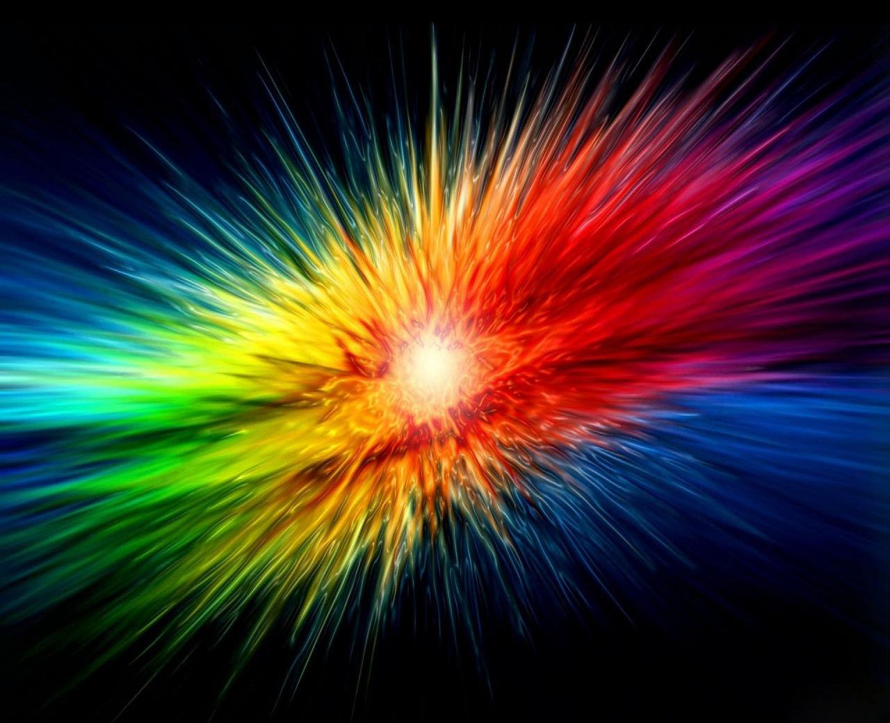 Esplosione nei colori arcobaleno | Immagini e Sfondi per Ogni Momento