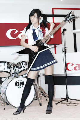Hwang Mi Hee Cute School Girl Uniform With Glasses