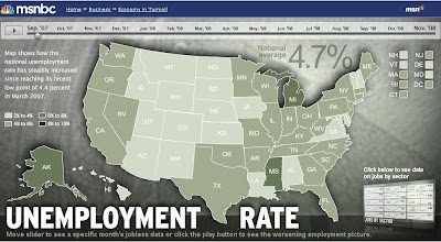 Unemployment Rate Map