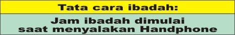 Tata Cara Ibadah