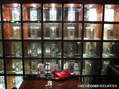 Simon Food Favourites Bavarian Bier Cafe Moore Park 21 July 2009 Stein Mug Display