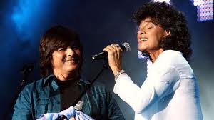 Simone y el cantante portugués Luís Repressas en Desencontro