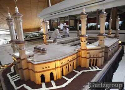 Mosque (Masjid) Made of Chocolate