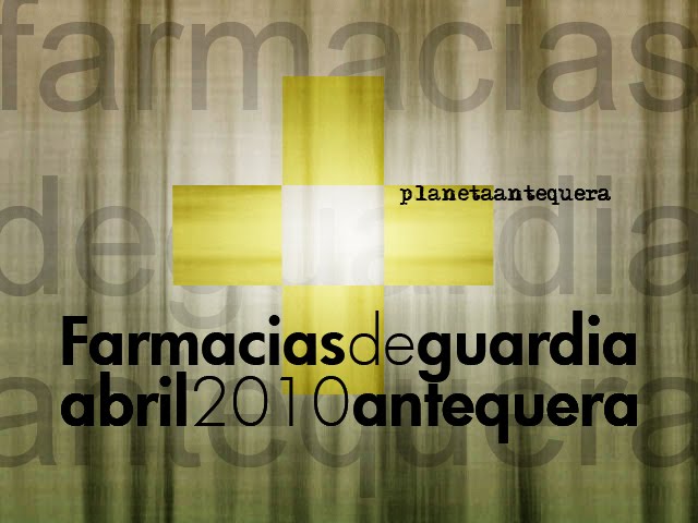 Farmacias de guardia abril 2010