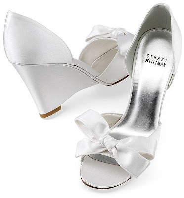 Elegant Silver Bridal Shoes