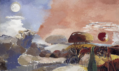 Vernal Equinox on Landscape Of The Vernal Equinox By Paul Nash