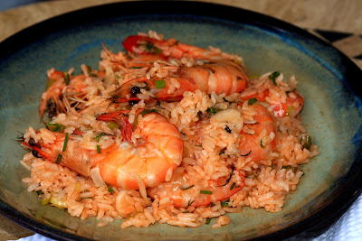 Rice with Shrimp Scampi Recipe