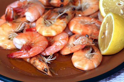 Steamed Shrimps