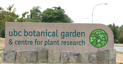  UBC Botanical Garden sign