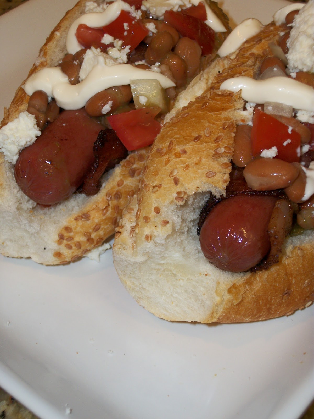 Sonoran Hot Dogs Around My Family Table