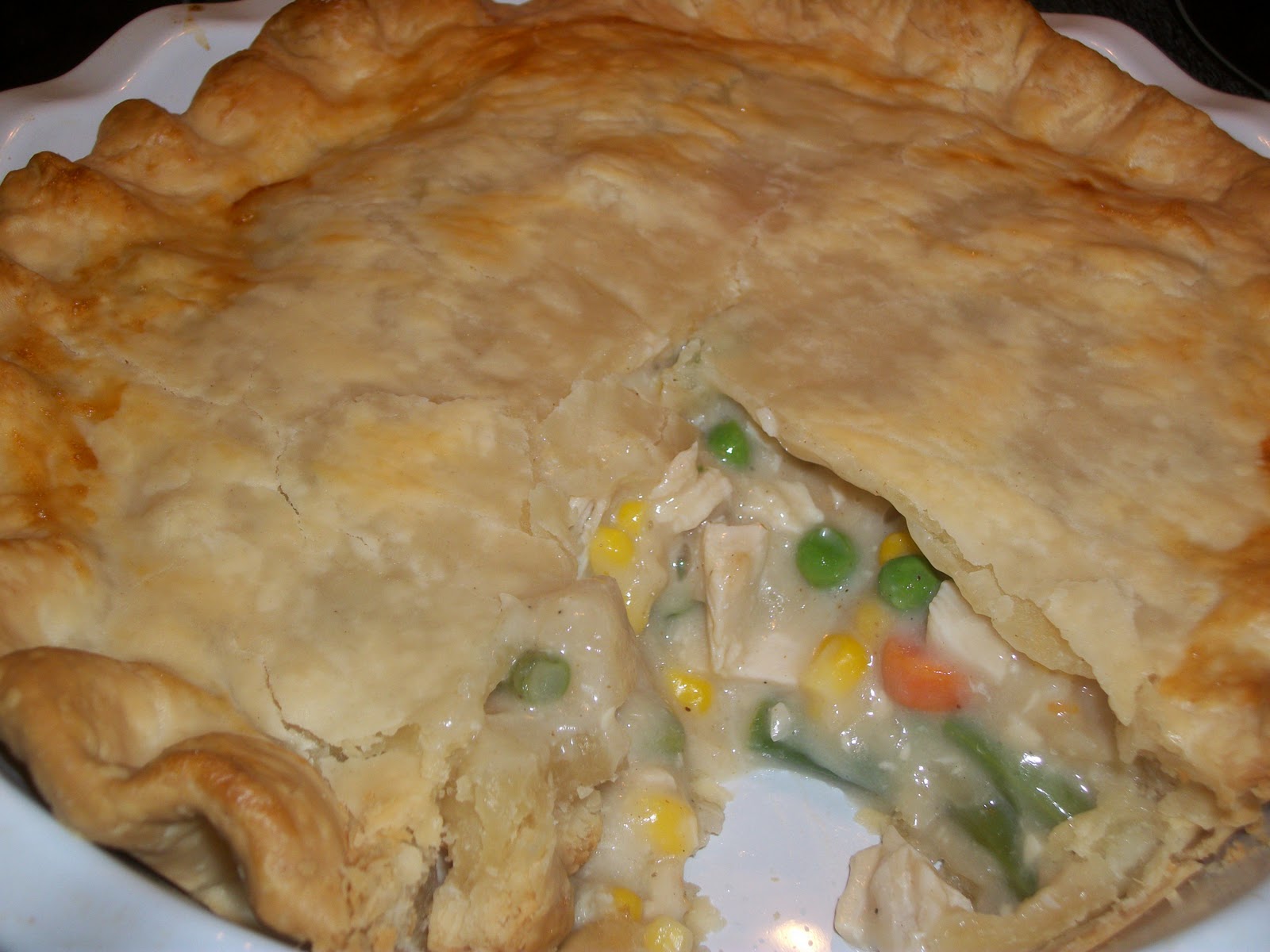 Turkey Pot Pie Around My Family Table