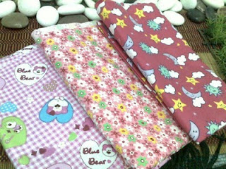 kain flanel printed ni cantik n cute kalo buat bantal