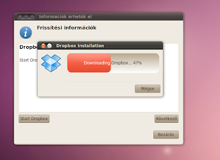 Dropbox telepítése Ubuntura