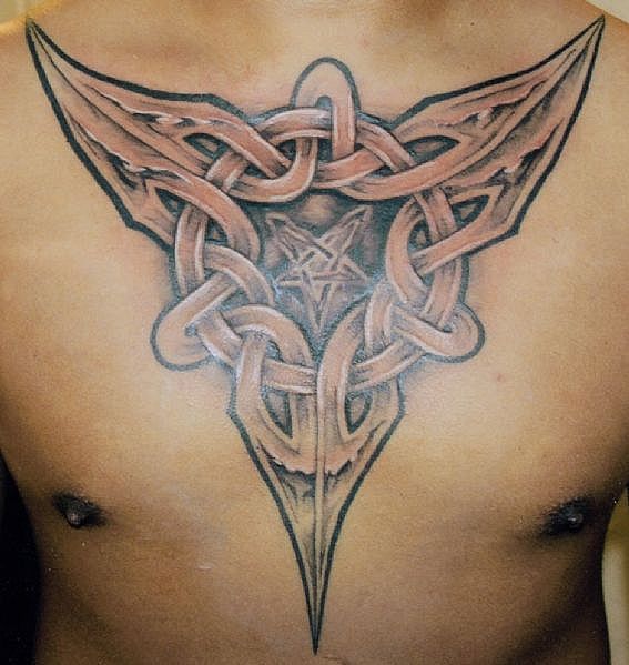 tribal tattoos for men on chest. tattoo quotes for men on the chest, Quotes and sayings tattoos