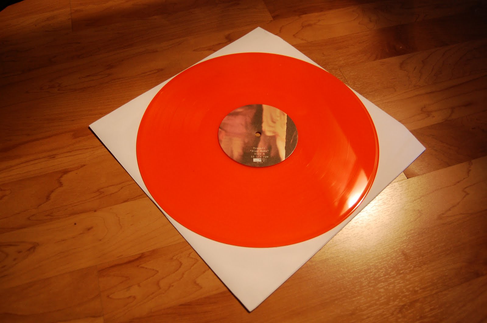 orange vinyl record