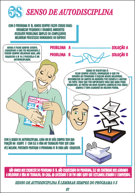 Programa 5S Klacon Engenharia Senso de autodisciplina