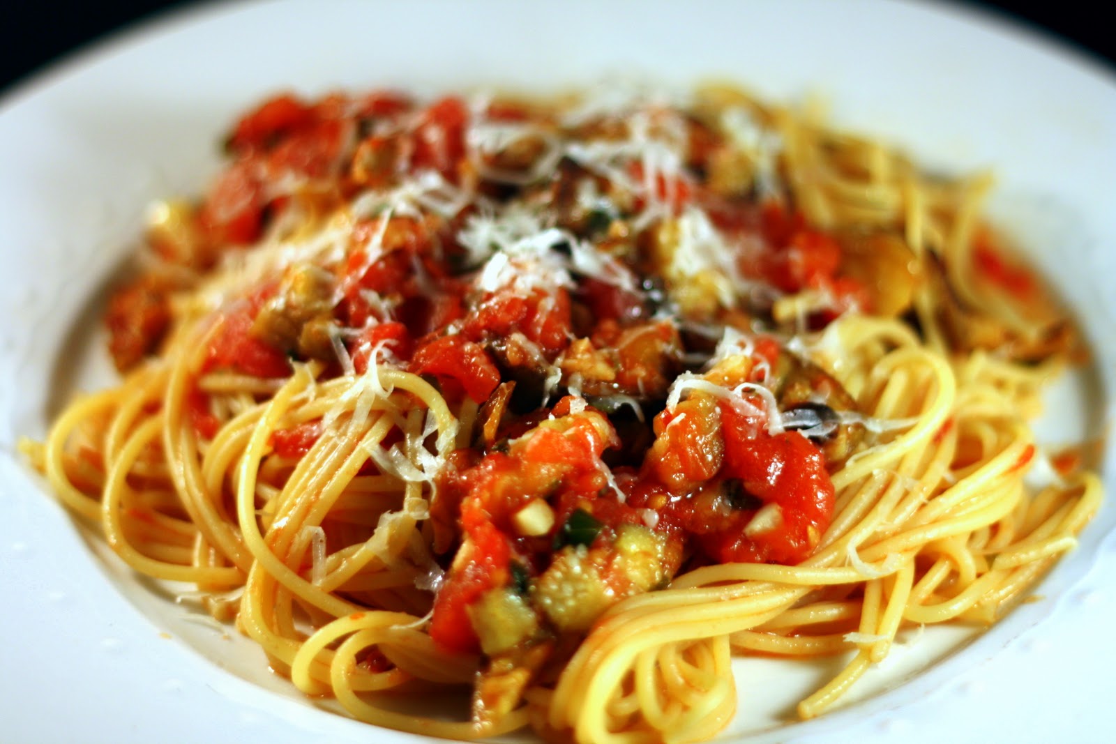 Spaghetti with Spicy Eggplant Marinara Culinary Studio
