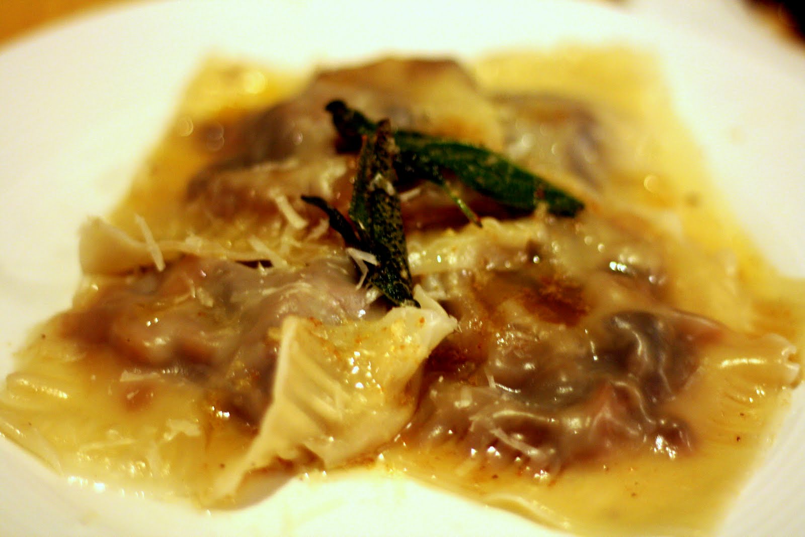 Pork Cheek Ravioli with Brown Butter Sage Sauce Culinary Studio