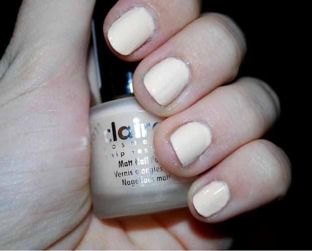 abc nails claire's beige matte