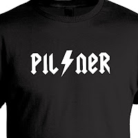 Pilsner Rocks - AC/DC Heavy Metal Beavis Butthead Homebrew Beer T-shirt