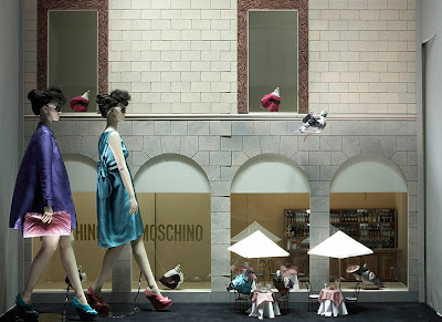 La Rinascente Department Store Windows by Moschino Creative Director Rossella Jardin